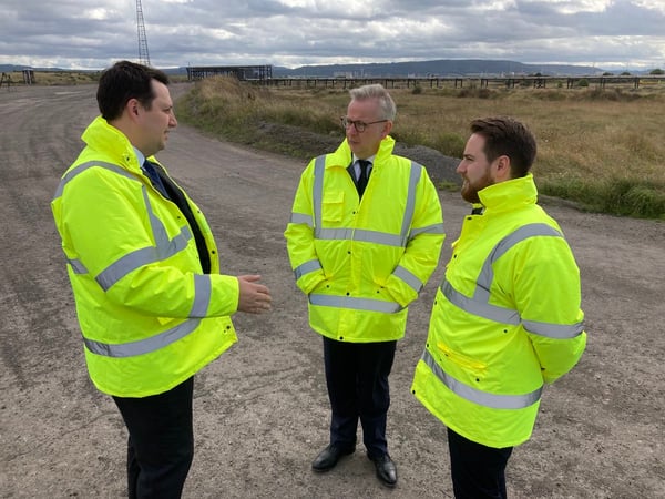 Secretary of State for Levelling Up makes Teeside his first visit