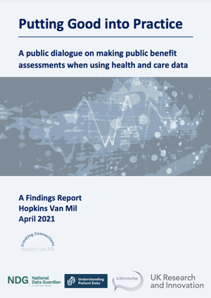 Transparency essential to show that data is used for public benefit