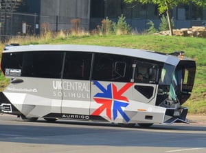 Solihull trials electric, driverless public transport